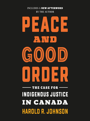 cover image of Peace and Good Order